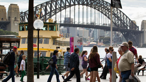 Busking in Sydney