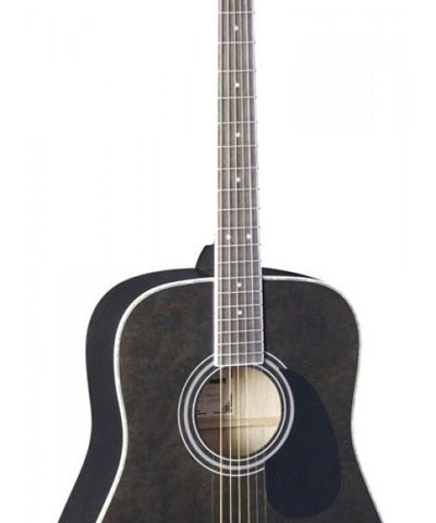 Hohner SD-65TBK Solo Series Black Figured Top Acoustic Guitar