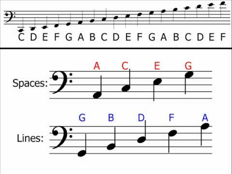 F Clef Notes | F Clef Symbol | Bass Clef