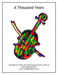 A thousand years violin and cello hotsell