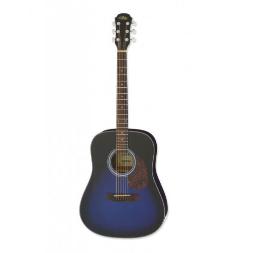 Aria ADW-01 Series Dreadnought Acoustic Guitar in Blue Burst
