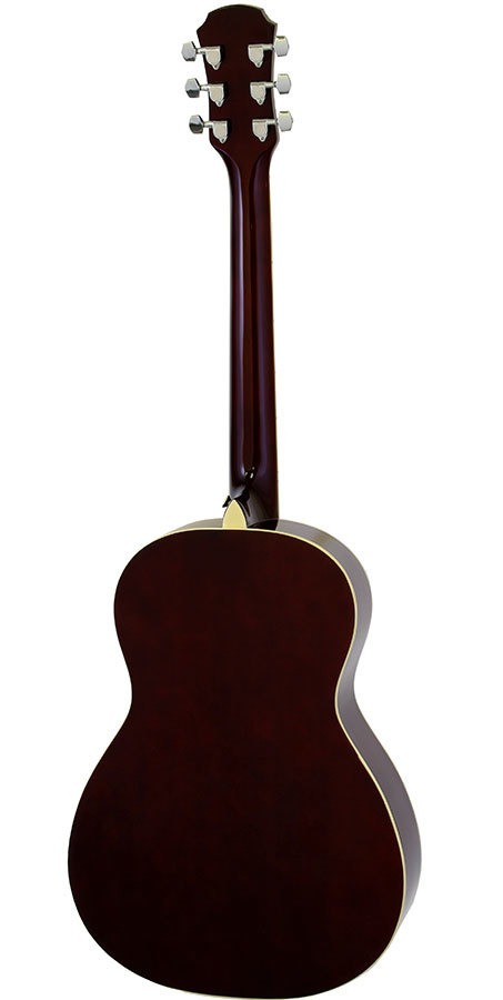 Aria AP-15 Parlour Acoustic Guitar in Brown Sunburst2