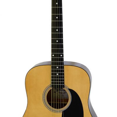 Aria Fiesta Series Dreadnought Acoustic Guitar in Natural