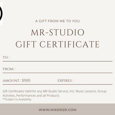 music gift card