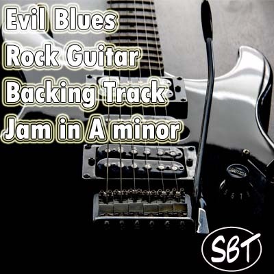 Royalty Free Backing Track | Evil Blues Rock Guitar Backing Track Jam in A minor