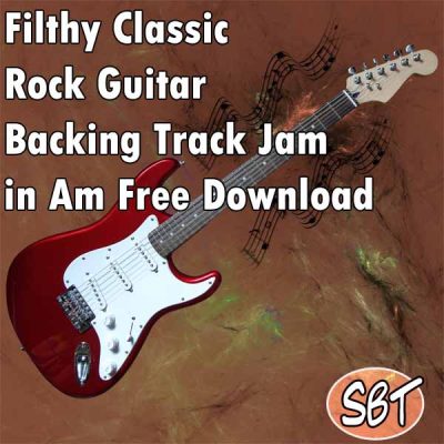 Filthy Classic Rock Guitar Backing Track Jam in Am - Free Download