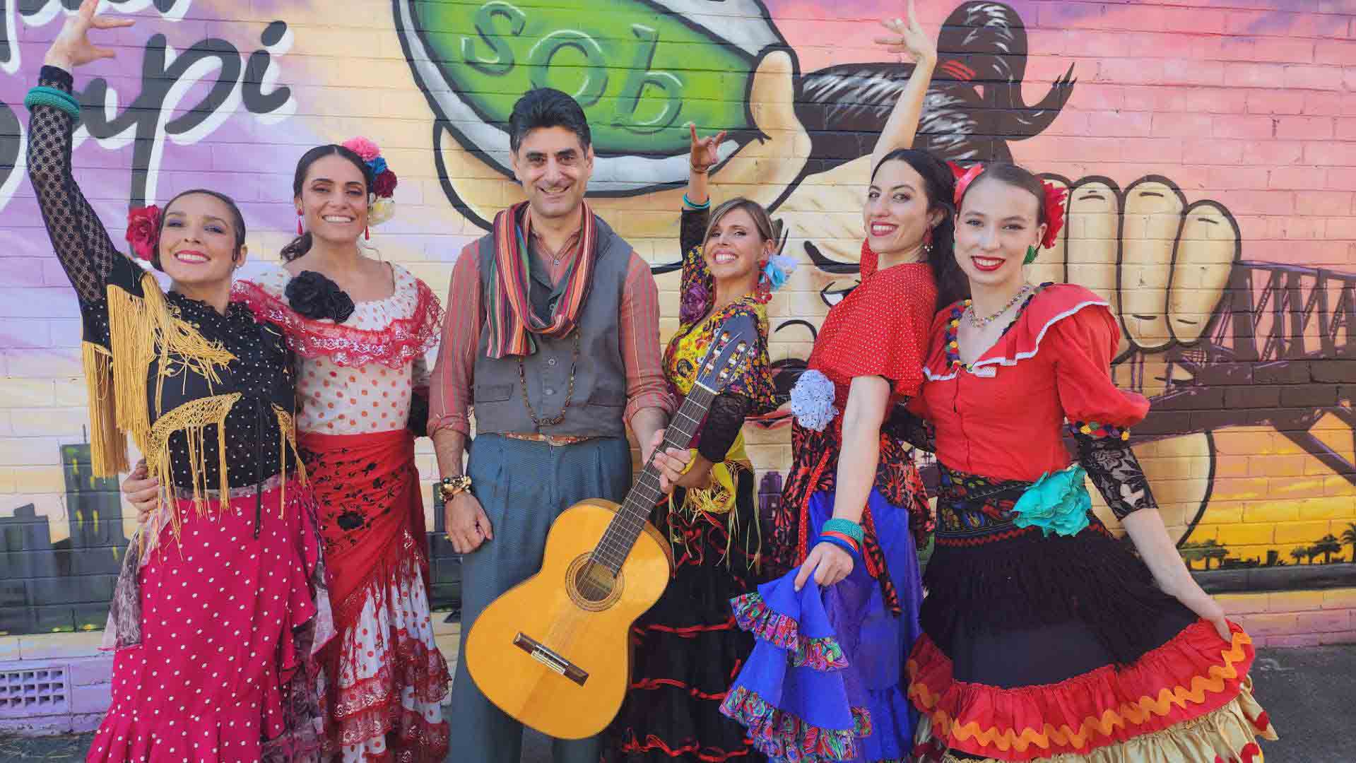 Flamenco guitarist Mike Rizk playing Spanish guitar music in Sydney