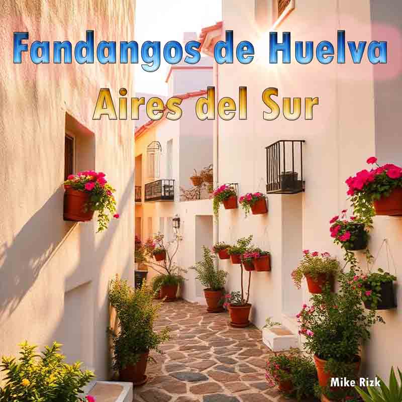 Flamenco guitarist performing Fandangos de Huelva Aires del Sur, a traditional Andalusian-inspired Spanish guitar instrumental featuring the rhythms and spirit of southern Spain.